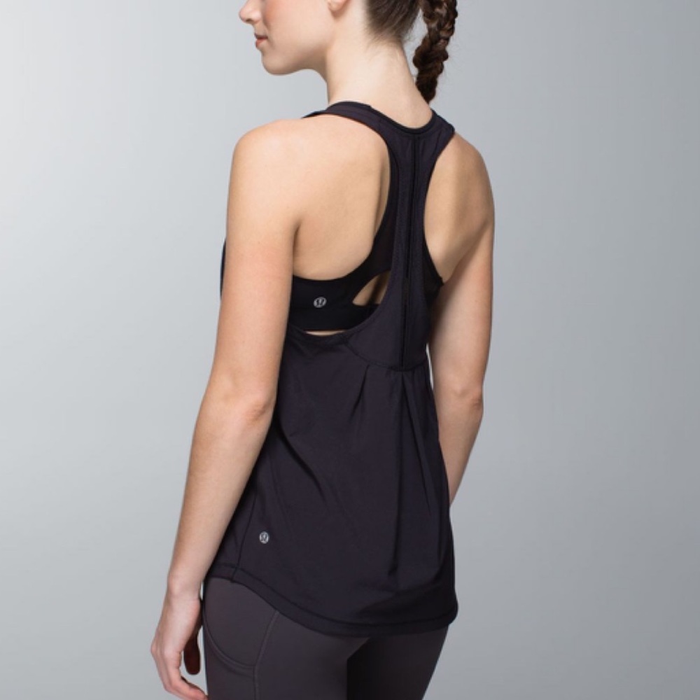 Lululemon Lightened Up Singlet Sz 10 In Black